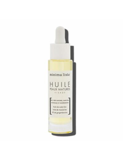 MINIMALISTE HUILE PEAUX MATURES 30ML