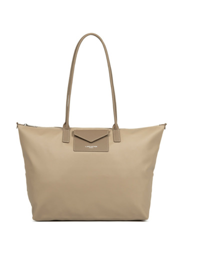 Lancaster Smart Kba Grand Sac Cabas Porté Épaule 516-72 Beige Fonce