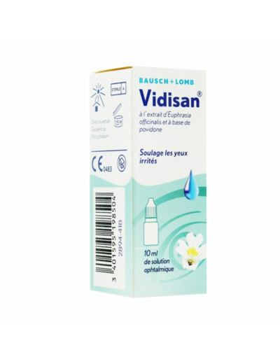 VIDISAN S OPHT IRRITAT OCUL FL/10ML