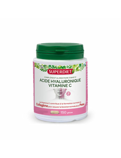 Acide Hyaluronique + Vitamine C 150 Gelules Superdiet