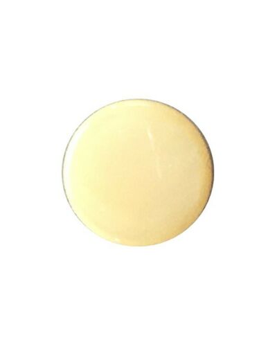 Bouton pastille jaune 10 mm