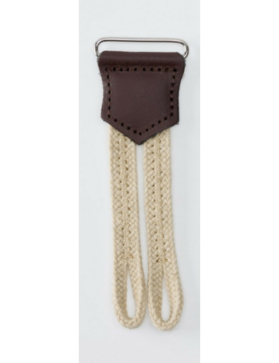 Patte de boutonnage pour bretelles beige