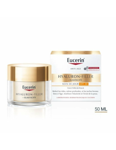 Soin De Jour SPF30 50ml Hyaluron-Filler + Elasticity Peaux Matures Eucerin