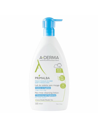 Lait De Toilette Pompe Pack Eco Concu 500ml Primalba A-Derma