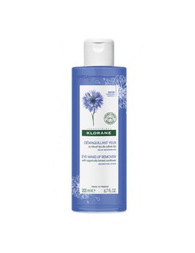 Demaquillant Yeux Rituel 200ml Bleuet Klorane