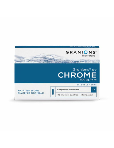 Chrome 200µg 30 Ampoules Granions