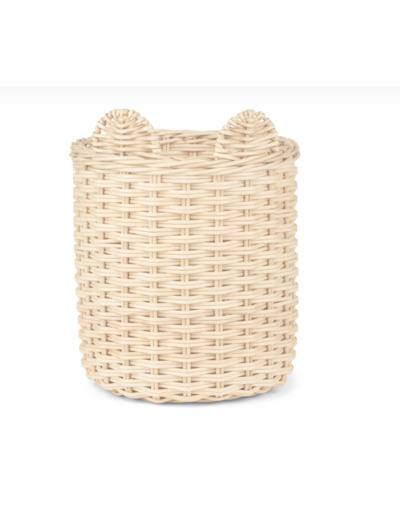 Panier Inger oreilles rotin
