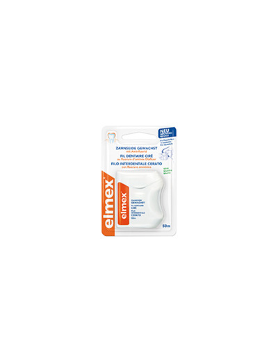 Fil Dentaire Cire Gout Menthe 50m Elmex