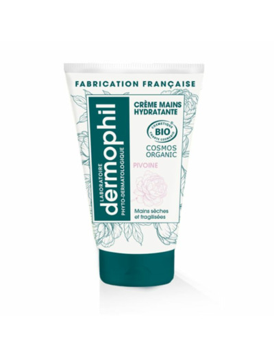 Dermophil Creme Mains Hydratante Bio Pivoine 50ml Dermophil Indien