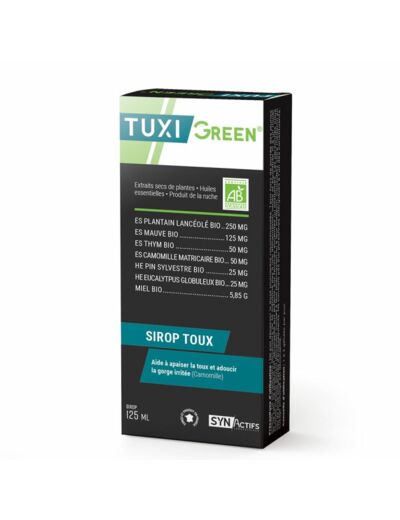 SYN TUXIGREEN SIROP 125ML