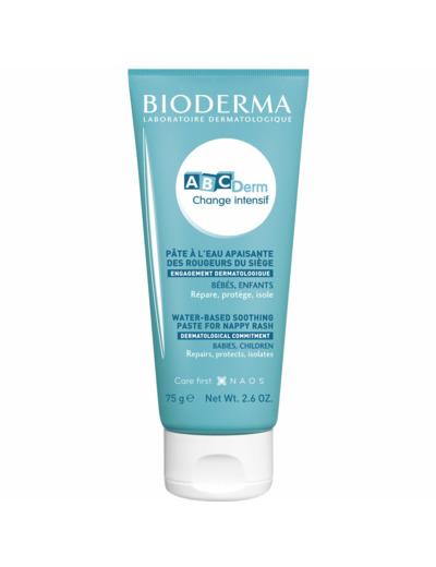 Crème de change bébé 75g Abcderm Pâte à l'eau Bioderma