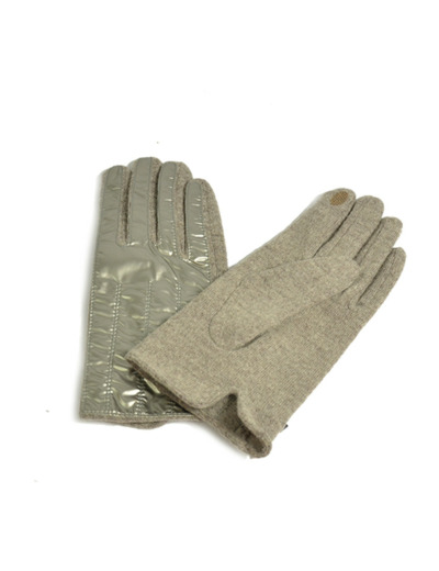 Le Voyage En Panier Manille Gants TU Beige Argent