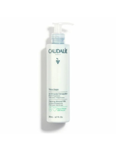 Lait d'Amande Démaquillant 200ml Vinoclean Visage Et Yeux Caudalie