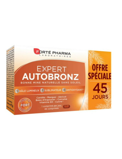 Autobronz 45 comprimés Expert Forté Pharma