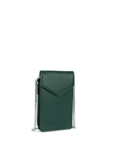 Lancaster Foulonne Pochette Smartphone Cuir 170-27 Vert Fonce