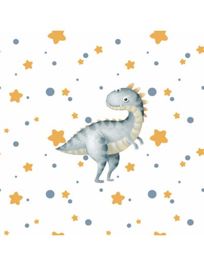 Panneau étanche dinosaure et étoiles 1 - 40 x 40 cm