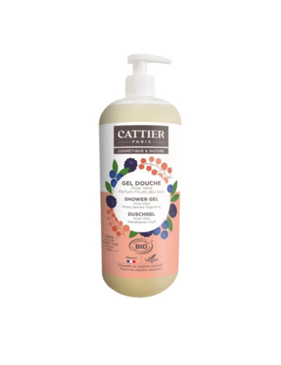 CATTIER GEL DOUCHE FRUITS BOIS 1L