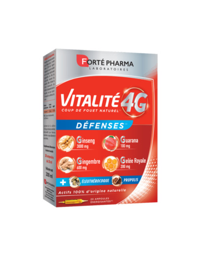 Vitalite Defenses 20 Ampoules 4g Forté Pharma