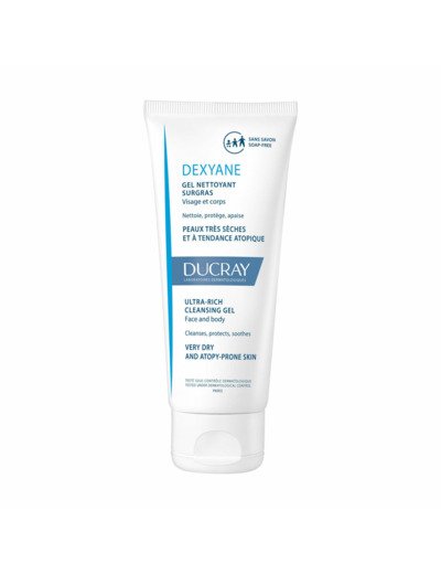 Gel Nettoyant Surgras Visage Et Corps 100ml Dexyane Peaux Tres Seches A Tendance Atopique Ducray