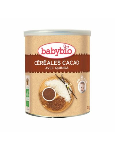 BABYBIO CEREALE CHOCOLAT 220G