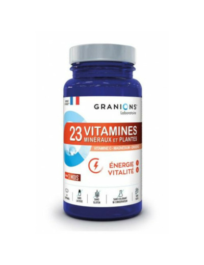 23 vitamines minéraux et plantes 90 comprimés Granions