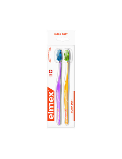Brosses A Dents Anti Caries Ultrasoft X2 Elmex