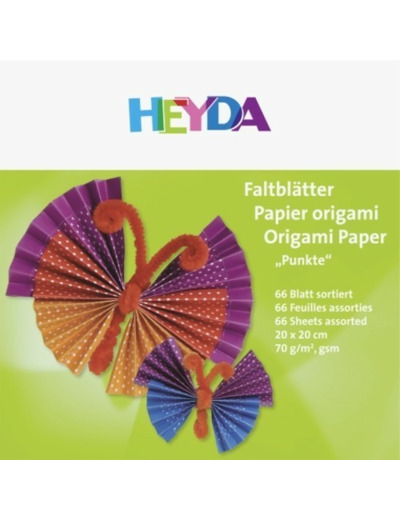 Papier pour origami - Pois - 200x200
