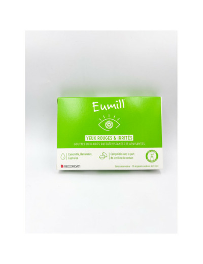EUMILL YEUX RGES/IRRITES MONODOSES 0,5ML
