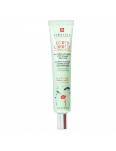 Cc Red Correct Perfecteur Correcteur Rougeurs Spf25 45ml Erborian
