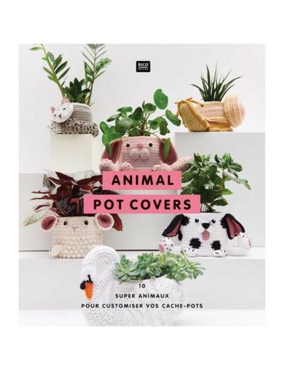 Livre Animal Pot Covers - Rico Design