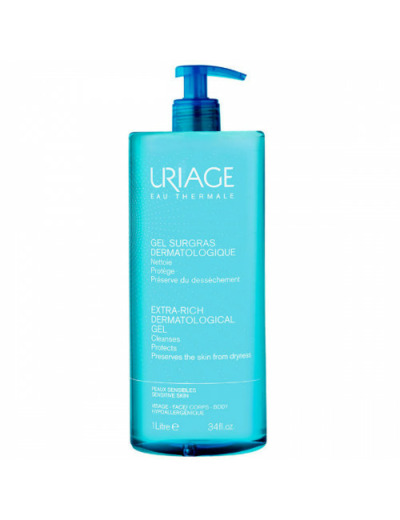 Gel Douche Surgras Dermatologique Peaux Sensibles 1l Hygiène Uriage