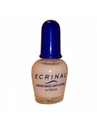Vernis Base Anti Stries Protecteur Au Silicium 10ml Ecrinal