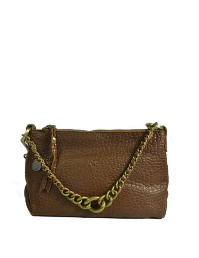 Mila Louise Noeli XS E Sac Trotteur Cuir Eléphant Ocre
