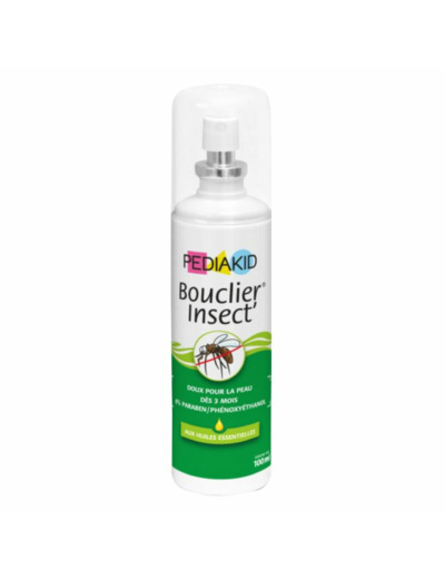 Bouclier Insect Anti-moustiques Aux Huiles Essentielles Des 3 Mois 100 ml Pediakid