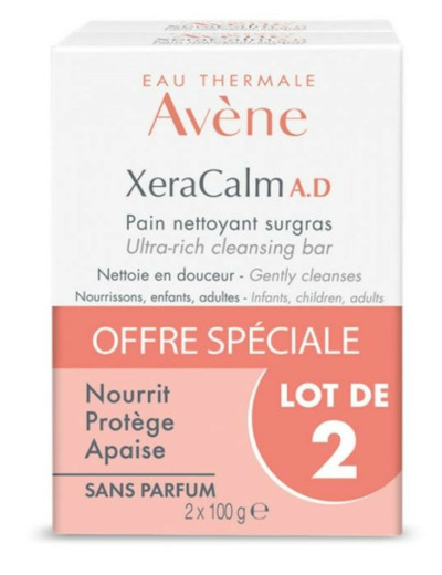 AVENE XERACALM PAIN SURGARS LOT2X100G