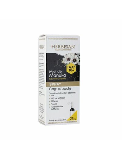 HERBESAN SPRAY GORGE MIEL MANUKA IAA10