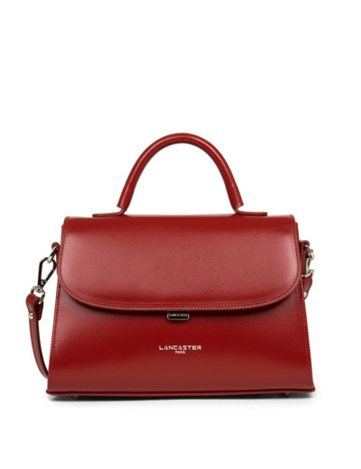 Lancaster Suave Even Sac à Main Cuir 433-17 Carmin
