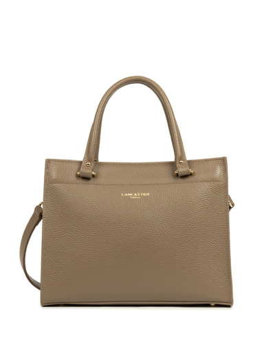 Lancaster Foulonné Double Sac Porté Main 470-63 Taupe In Or