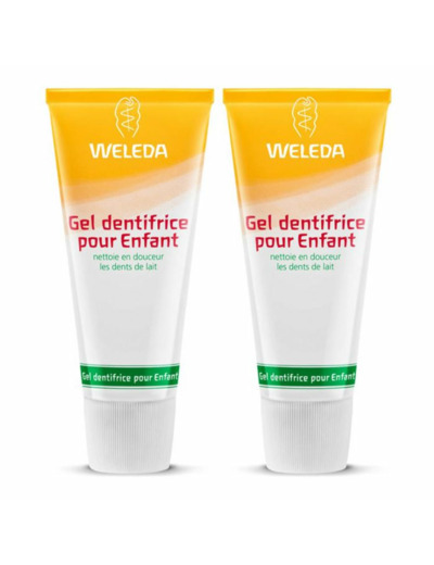 WELEDA GEL DENTRIFRICE ENFANT 50MLX2