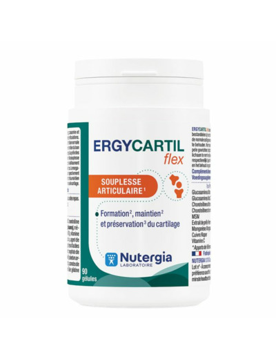 Ergycartil Flex 90 Gelules Souplesse Articulaire Nutergia