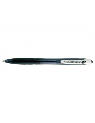 Stylo à bille Rexgrip Begreen, rétractable, noir