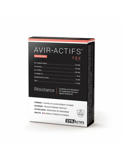 Aviractifs 30 gélules Résistance Synactifs