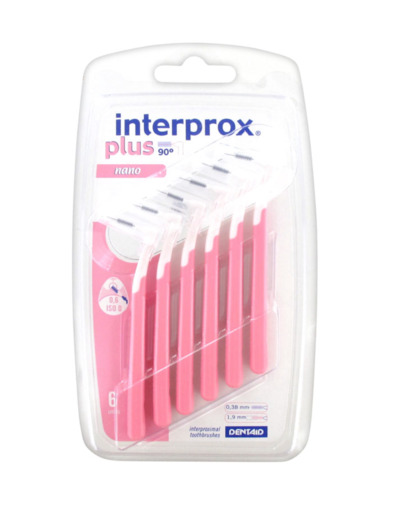 Brossettes Interdentaires 0,6mm Nano Plus X6 Interprox