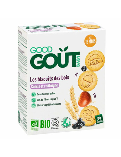 GOOD GOUT BABY-BISCUITS DES BOIS 80G