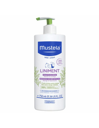 Liniment A L'huile D'olive Extra Vierge Des La Naissance 750ml Mustela