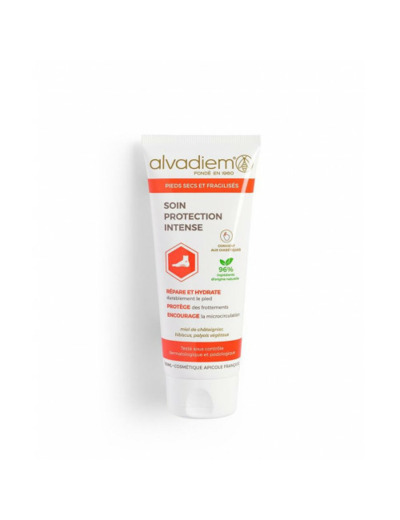 Soin Protecteur Intense Pieds Secs Et Fragilises 100ml Alvadiem