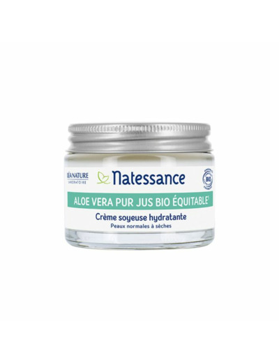 Crème soyeuse hydratante bio 50ml Natessance