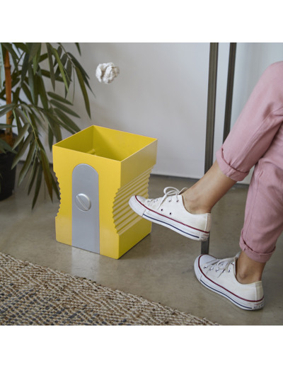 Corbeille à papier - Jaune