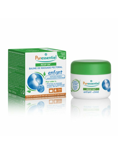 Baume De Massage Pectoral Enfant Resp Ok 60ml Respiratoire Puressentiel