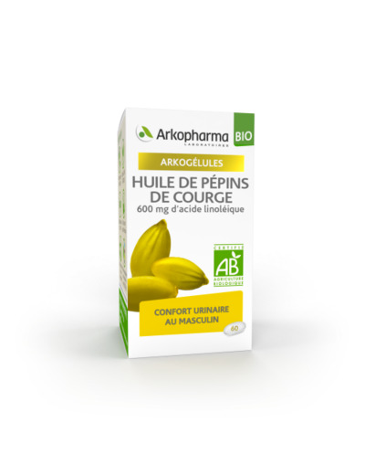 Huile De Pepins De Courge 60 Capsules Arkogélules Arkopharma